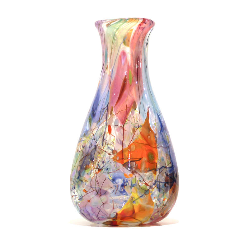 Keith Grinter "Shard Carafe", Hand Blown Glass, 240mm Tall, 2024